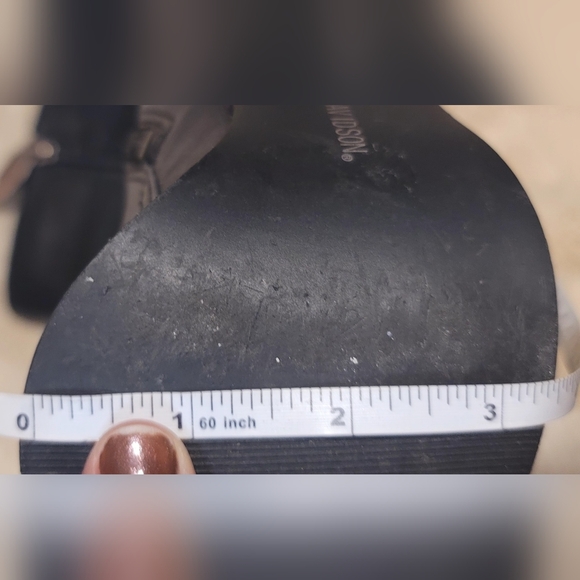 Women's Harley-Davidson "Mikayla"leather boots Strappy Stiletto Sz 7US 6UK 35EUR - Picture 9 of 15